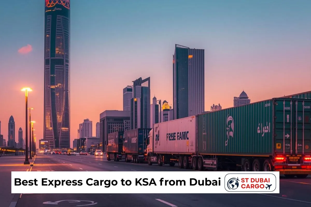 Best Express Cargo to KSA from Dubai