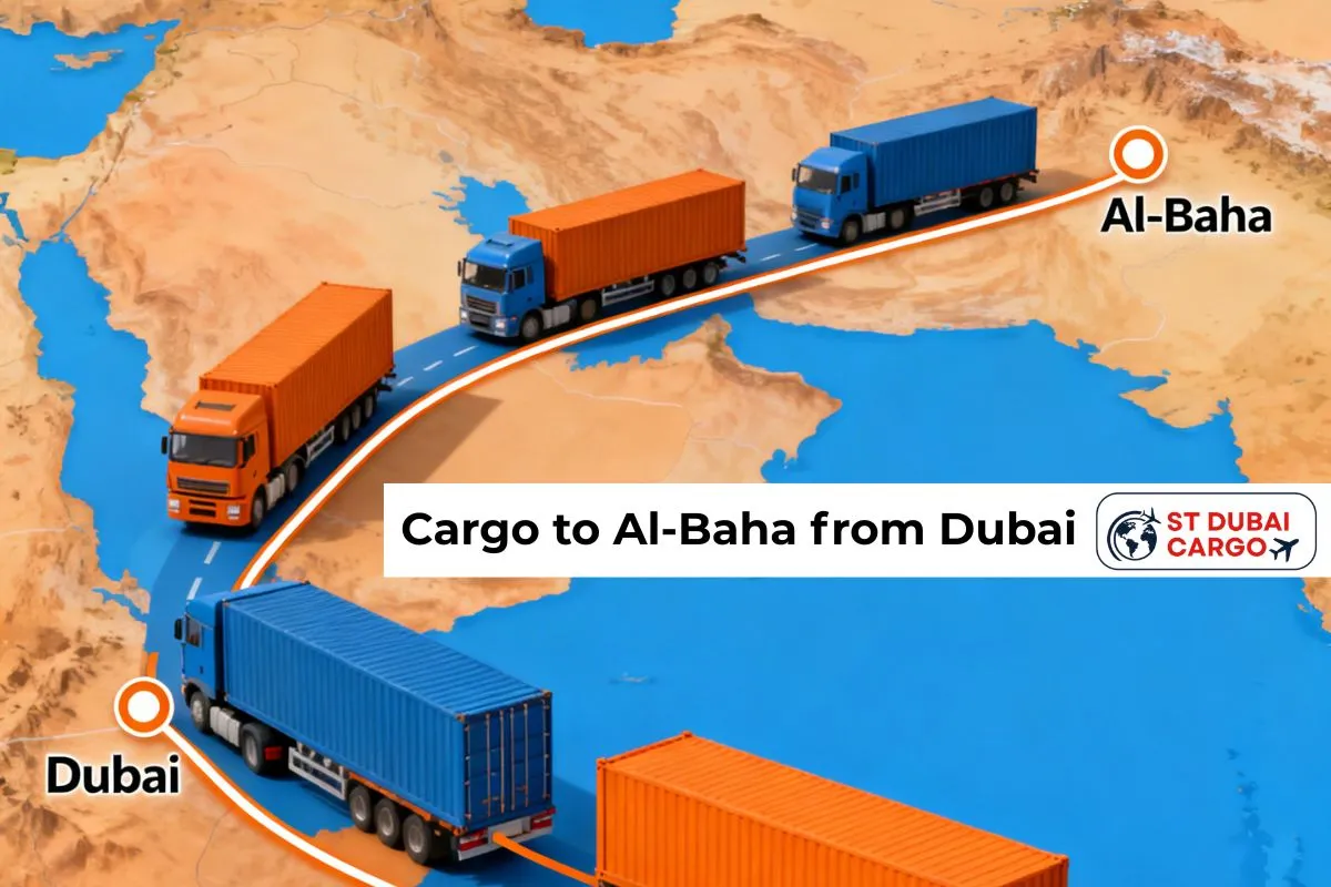 Cargo to Al-Baha from Dubai