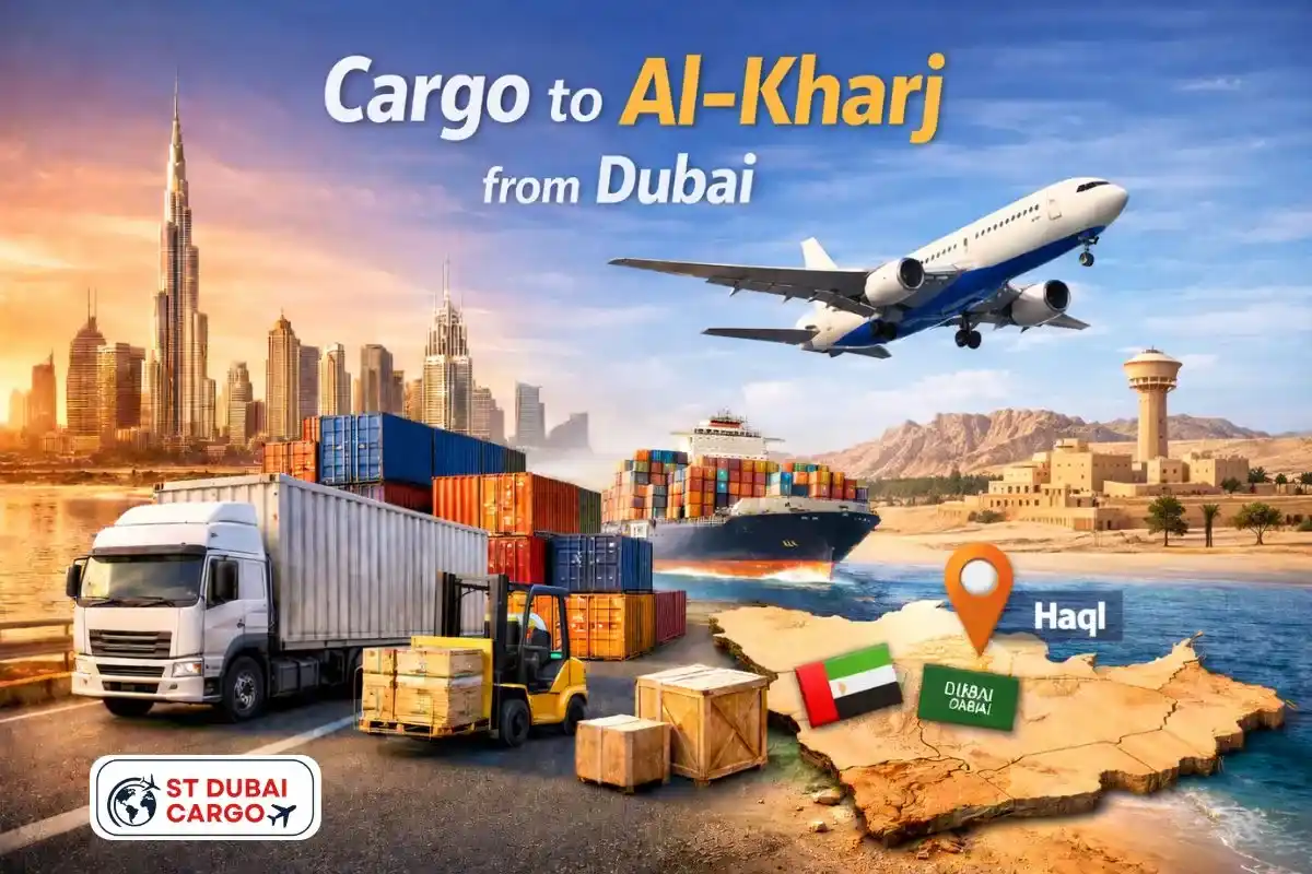 Cargo to Al‑Kharj from Dubai