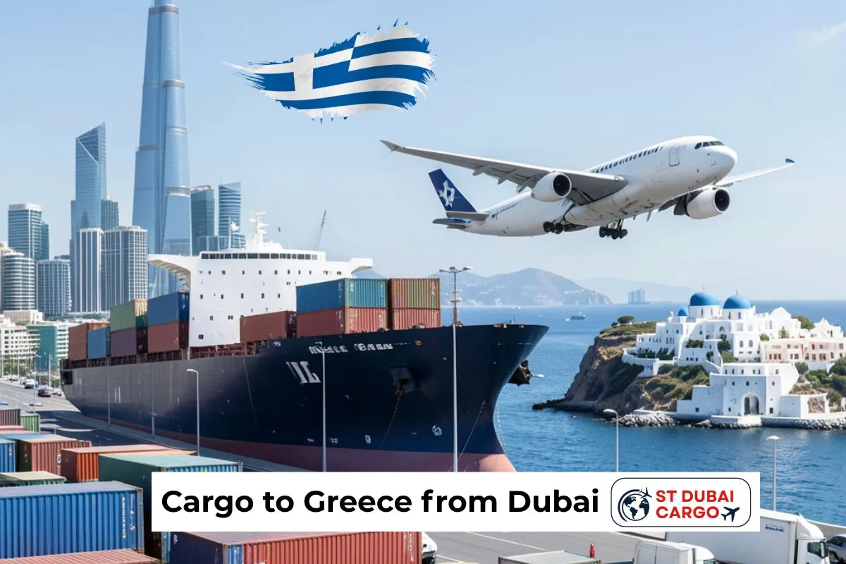 Cargo to Greece from Dubai