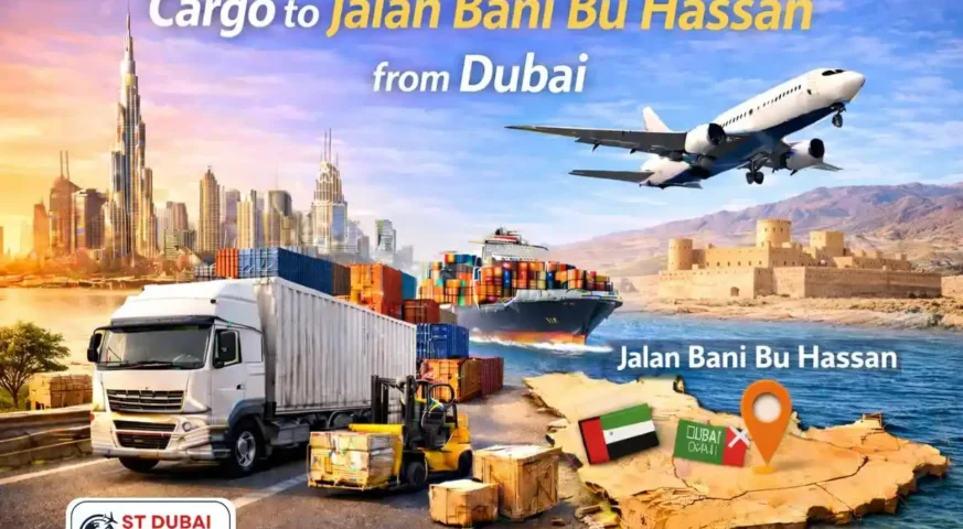 Cargo to Jalan Bani Bu Hassan from Dubai
