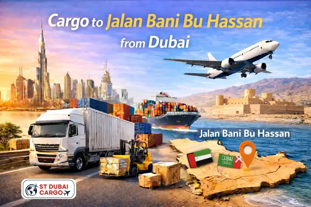 Cargo to Jalan Bani Bu Hassan from Dubai