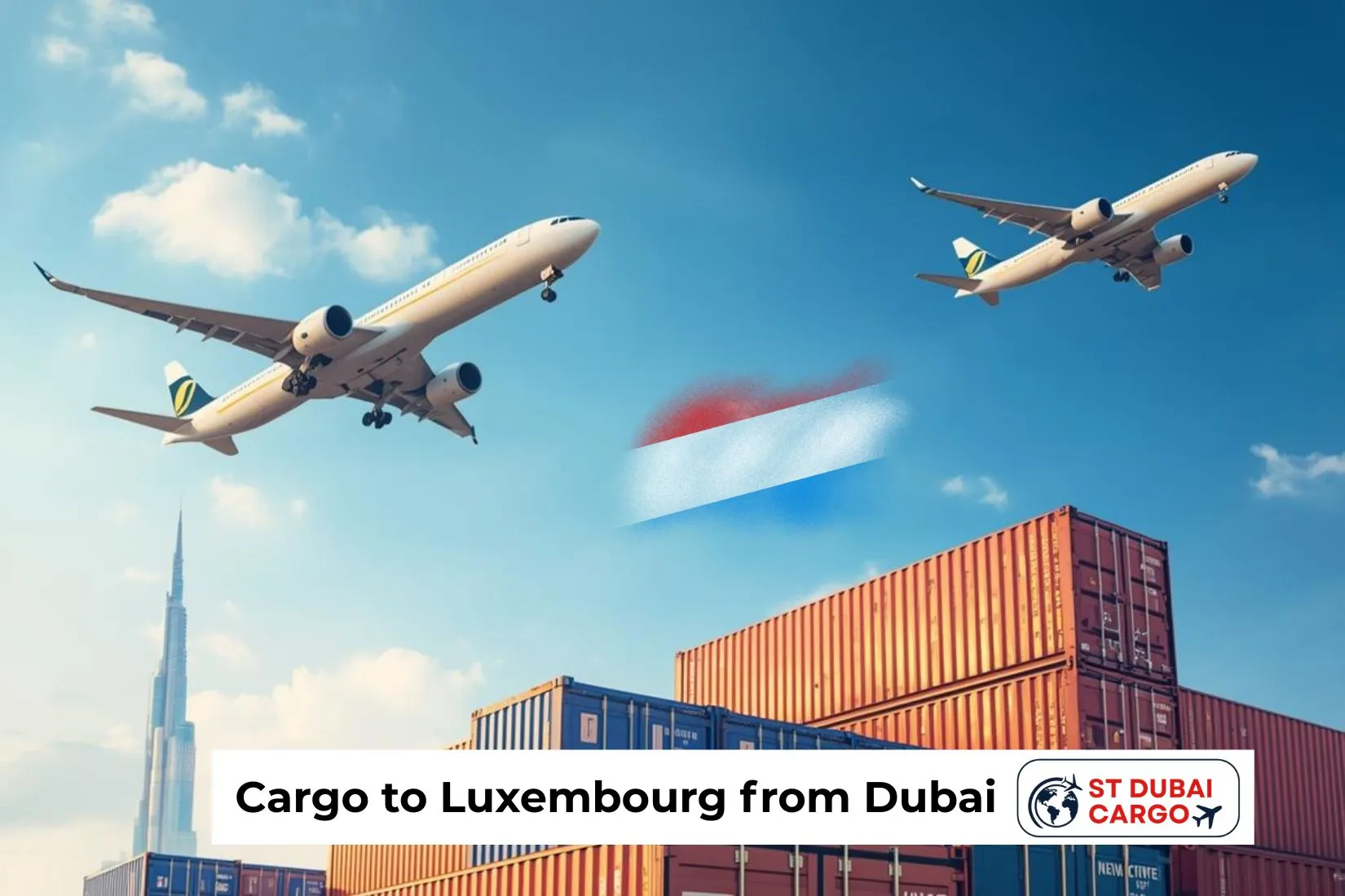 Cargo to Luxembourg from Dubai