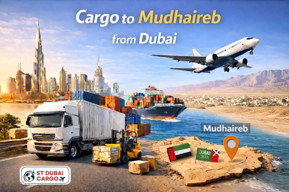 Cargo to Mudhaireb from Dubai