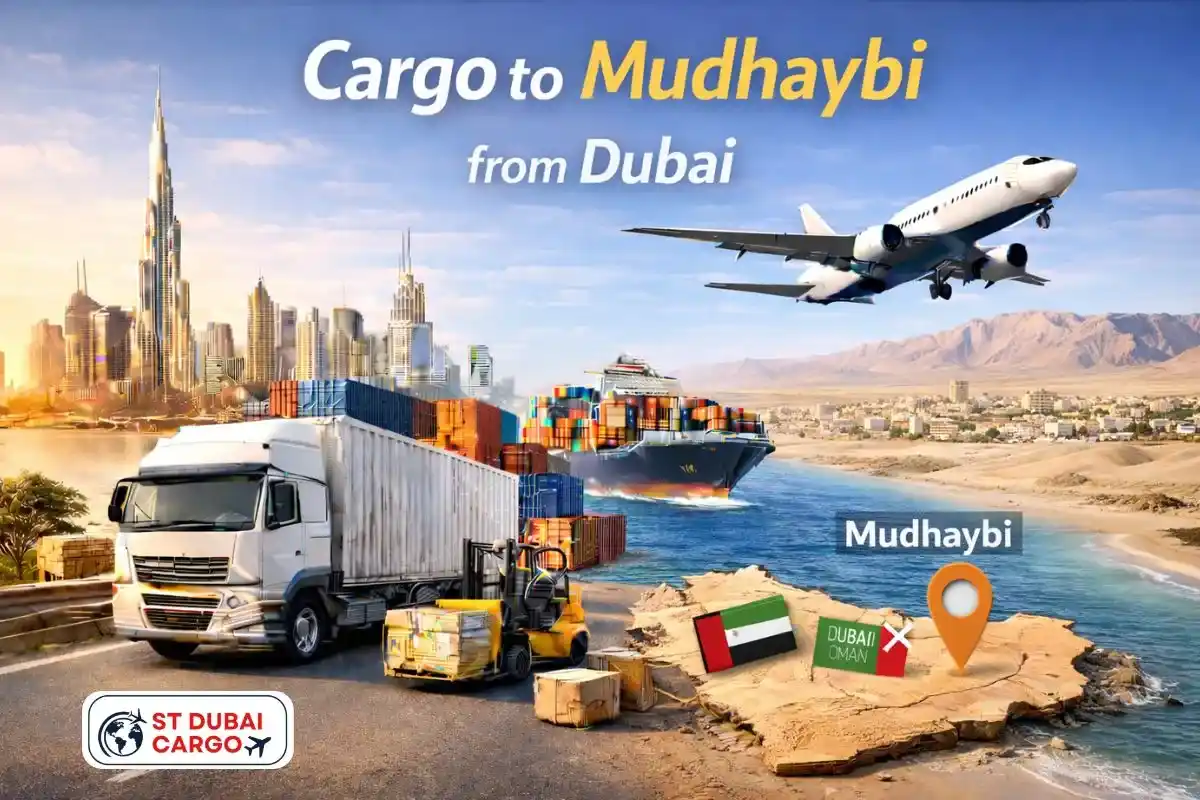 Cargo to Mudhaybi from Dubai