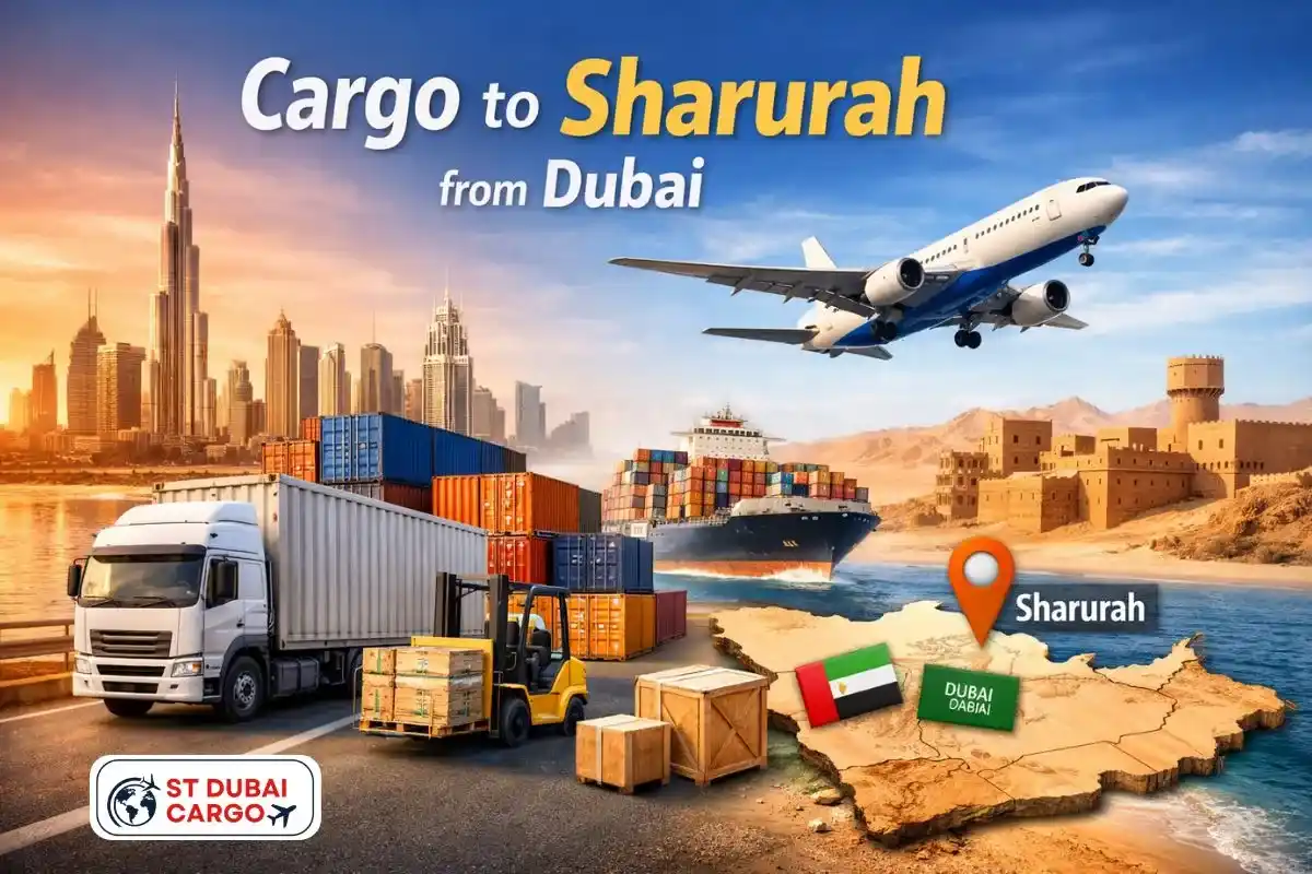 Cargo to Sharurah from Dubai