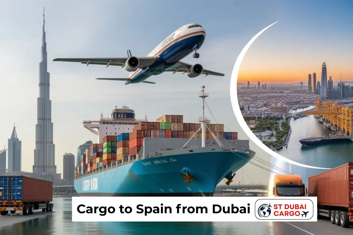 Cargo to Spain from Dubai