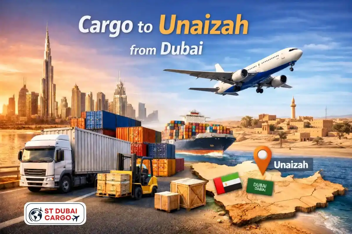 Cargo to Unaizah from Dubai