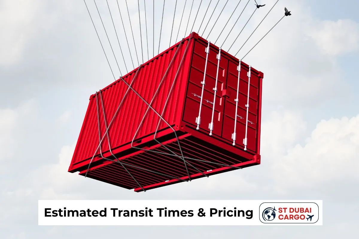 Estimated Transit Times & Pricing