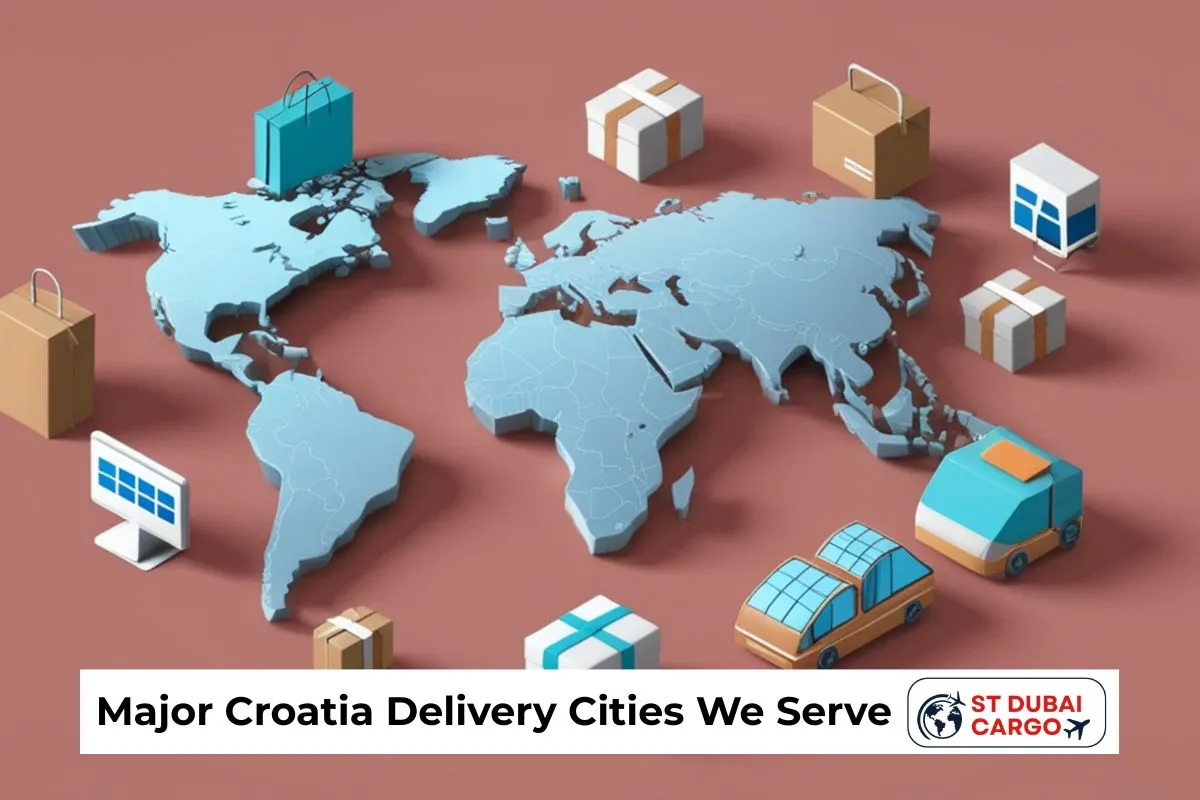 Major Croatia Delivery Cities We Serve