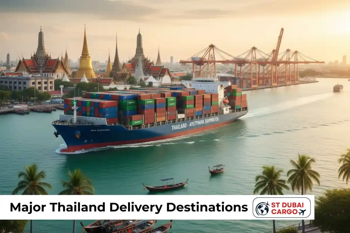 Major Thailand Delivery Destinations