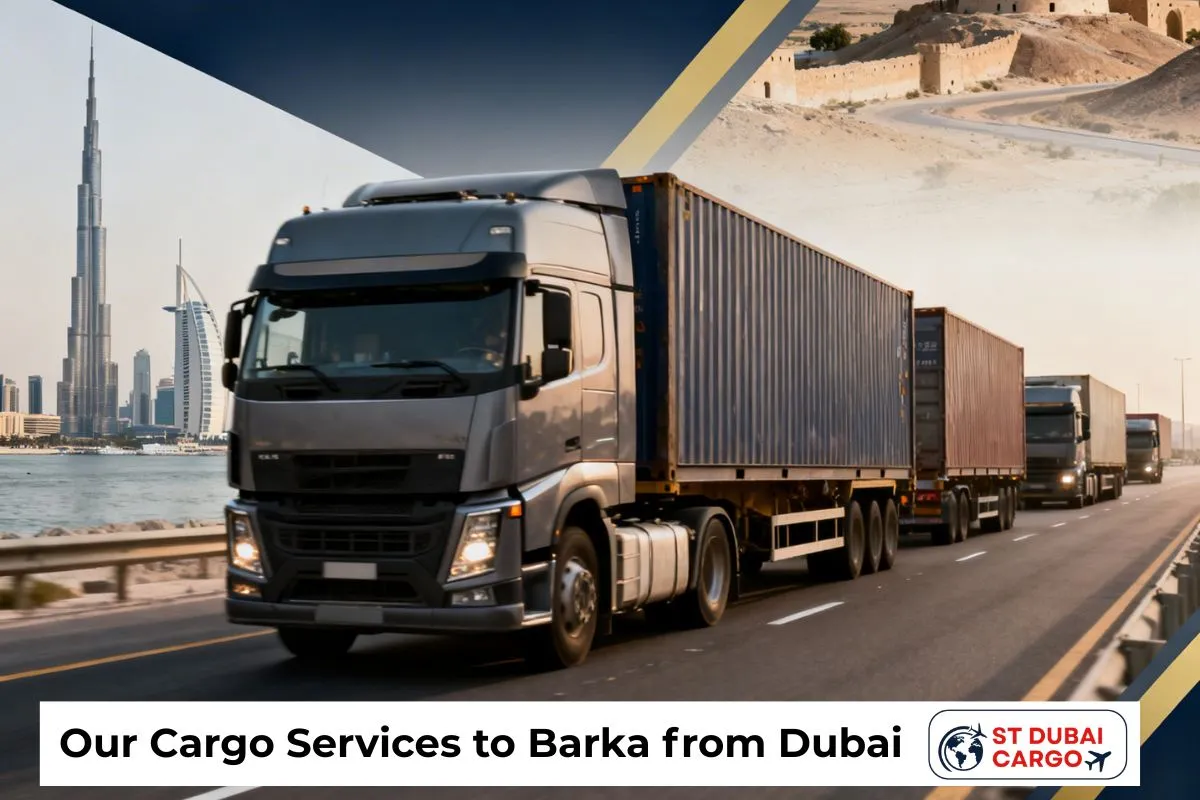 Our Cargo Services to Barka from Dubai