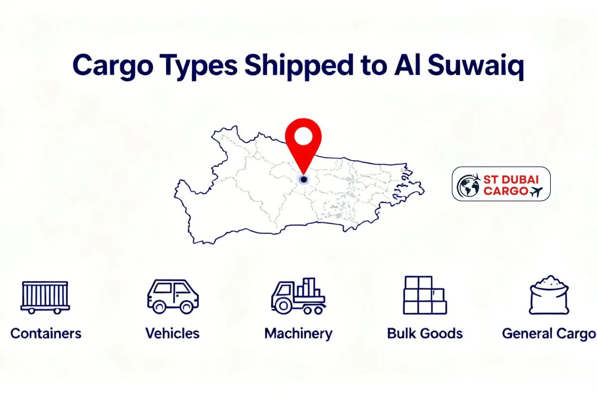 Types of Cargo We Ship to Al Suwaiq