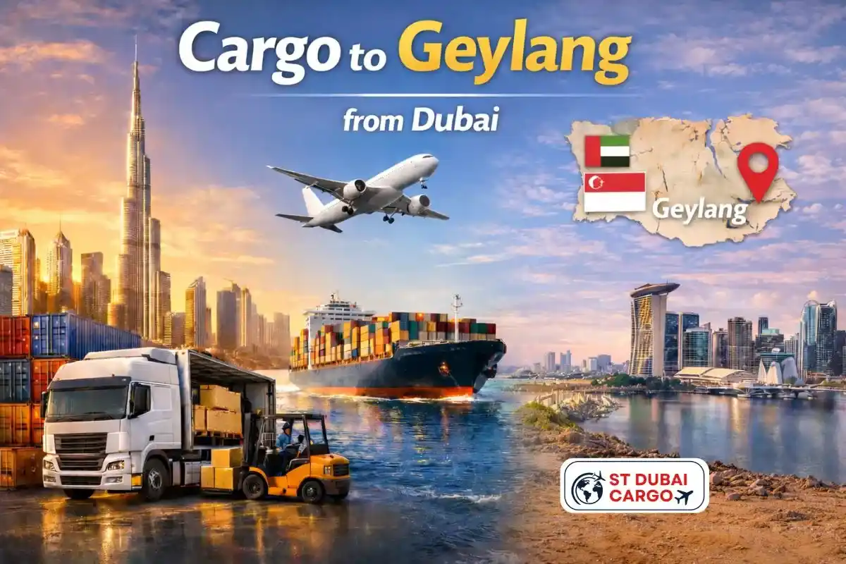 Cargo to Geylang from Dubai