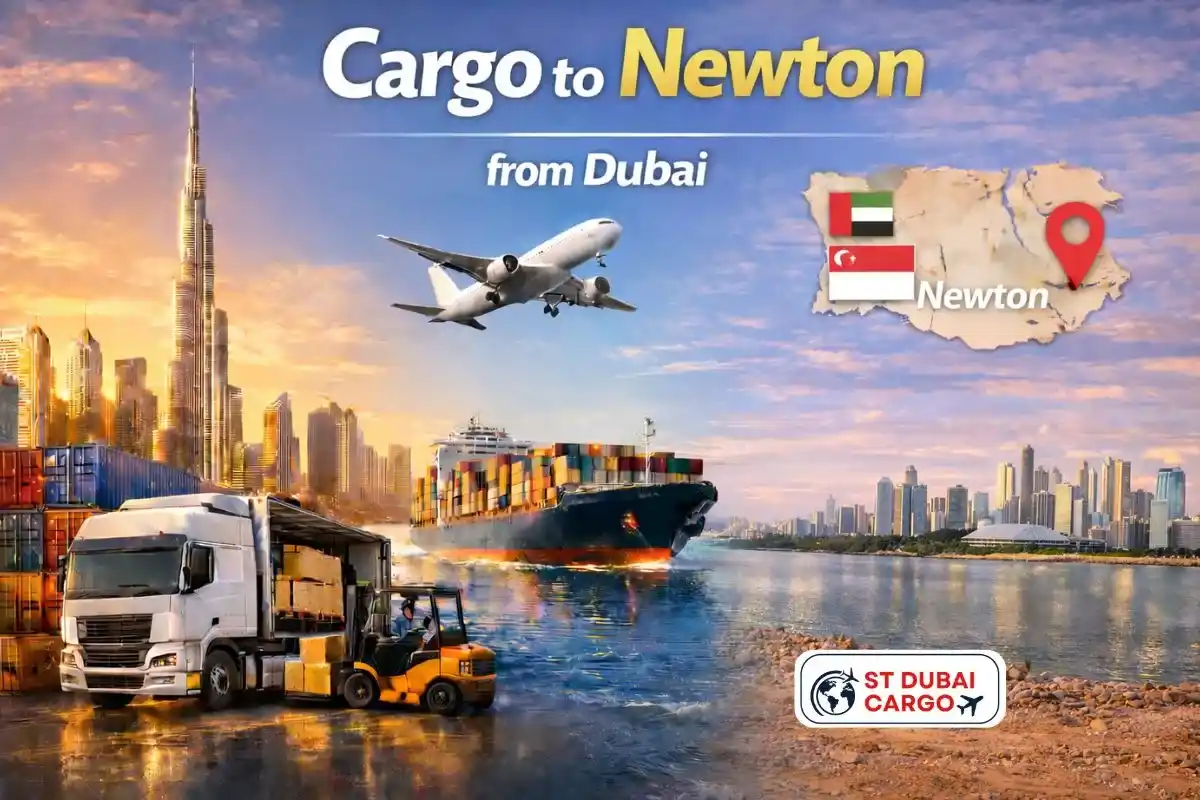 Cargo to Newton from Dubai