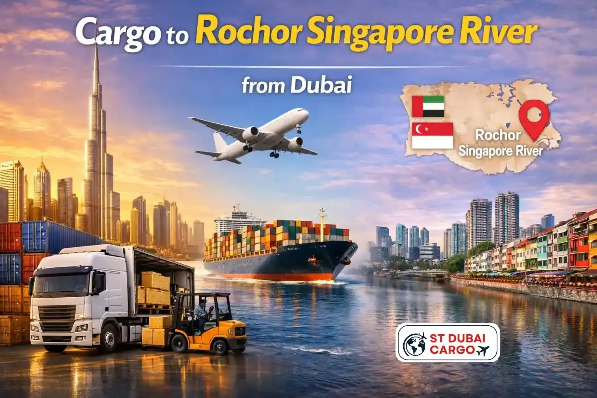 Cargo to Rochor Singapore River from Dubai