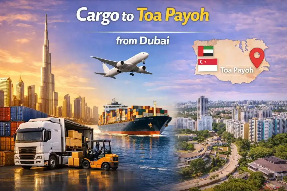 Cargo to Toa Payoh from Dubai