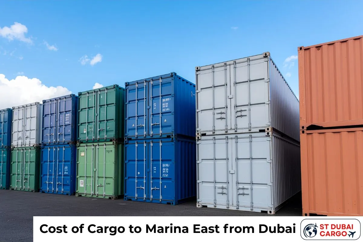 Cost of Cargo to Marina East from Dubai
