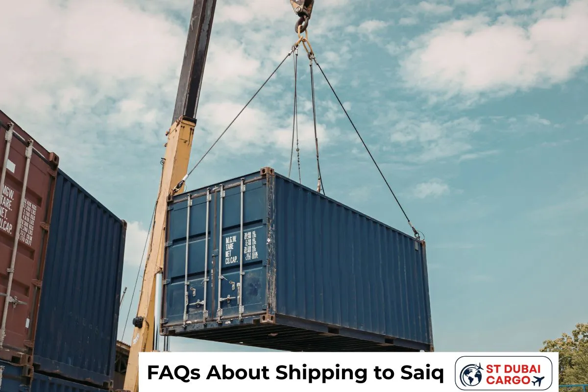 FAQs About Shipping to Saiq
