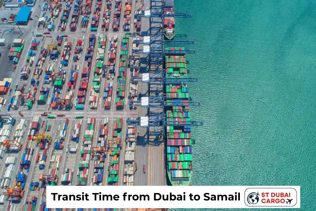 Transit Time from Dubai to Samail
