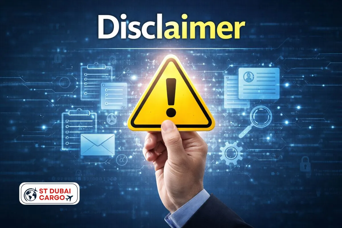 Disclaimer – ST Dubai Cargo