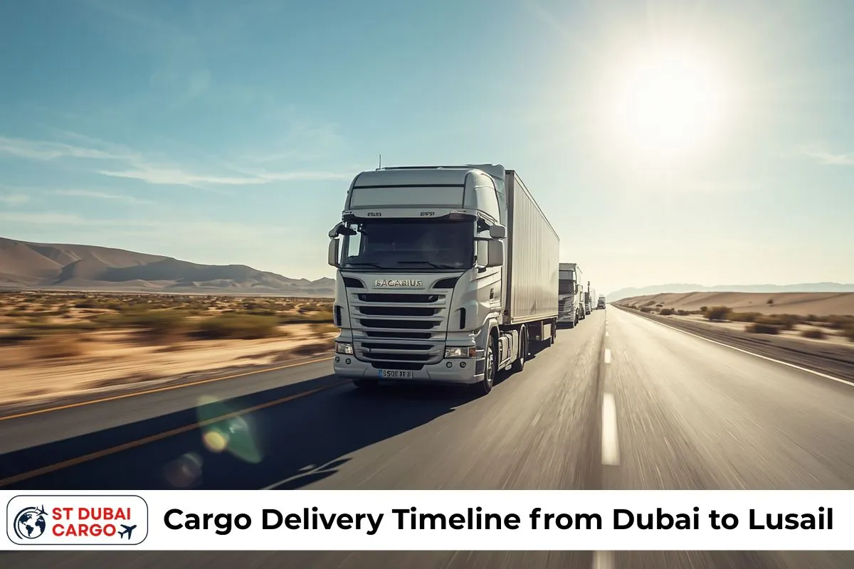 Cargo Delivery Timeline from Dubai to Lusail