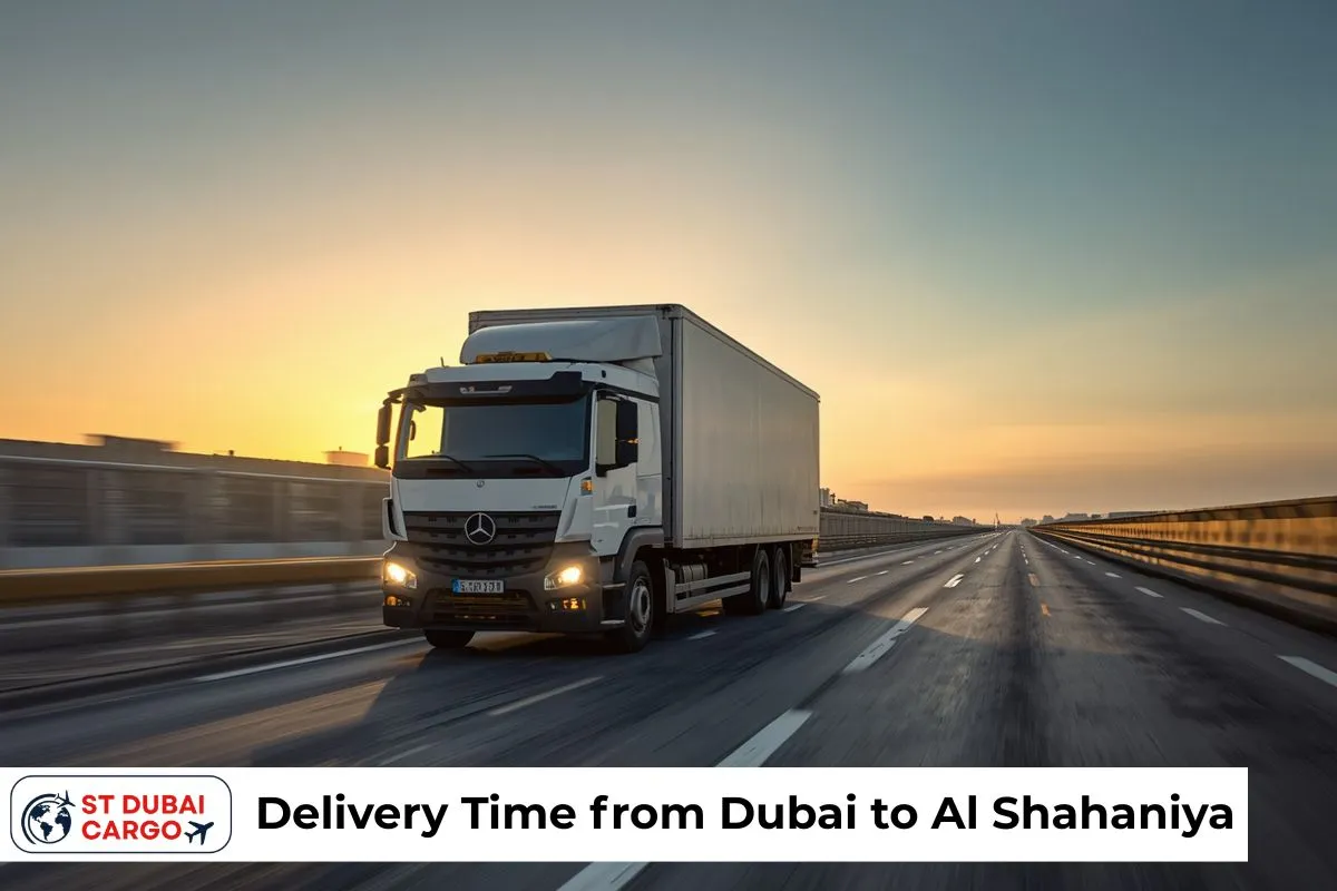 Delivery Time from Dubai to Al Shahaniya